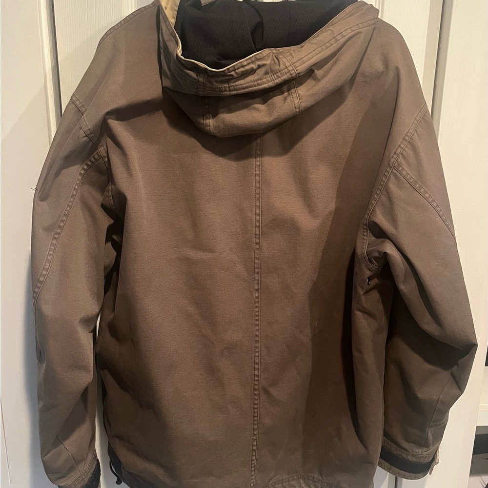 Eddie Bauer vintage olive  Military Field Anorak Jacket Mt Adams Sz M - Picture 7 of 7